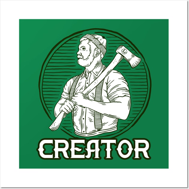 Creator Wall Art by March Merch Store